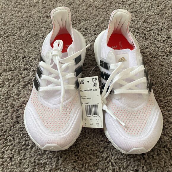 adidas Shoes - Women's Adidas Ultraboost 21 Running Shoes Training S23840 Size 5 New No Box